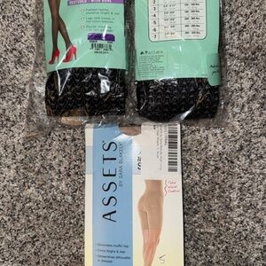 3 pair included of SPANX Black and nude Shapewear Ultimate Comfort